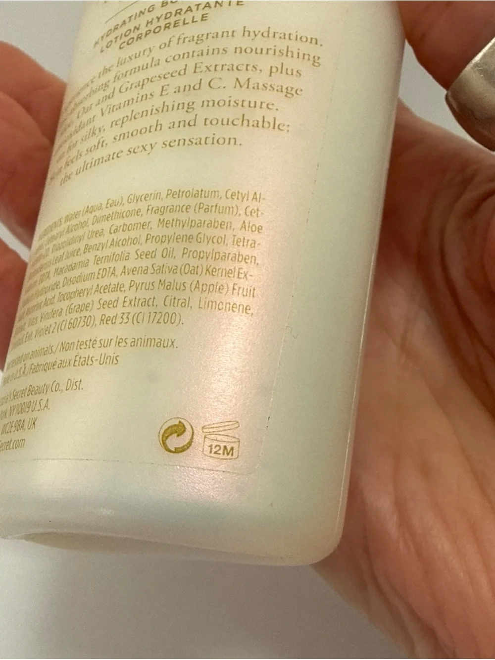 Victoria's Secret Love Spell Body Lotion - Cream/Purple retired not full